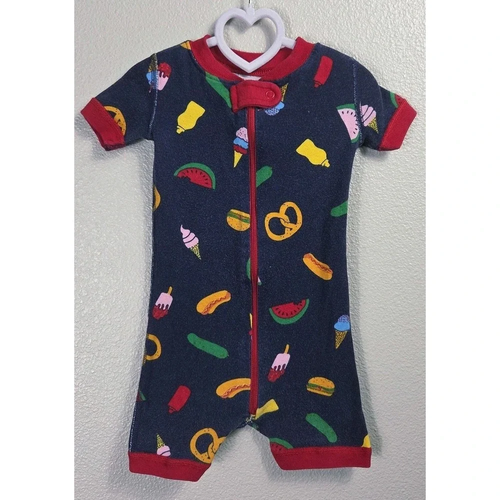 Hanna‎ Andersson + Burt's Bees Baby Pajama Bundle 3pc Organic Cotton 6-12M